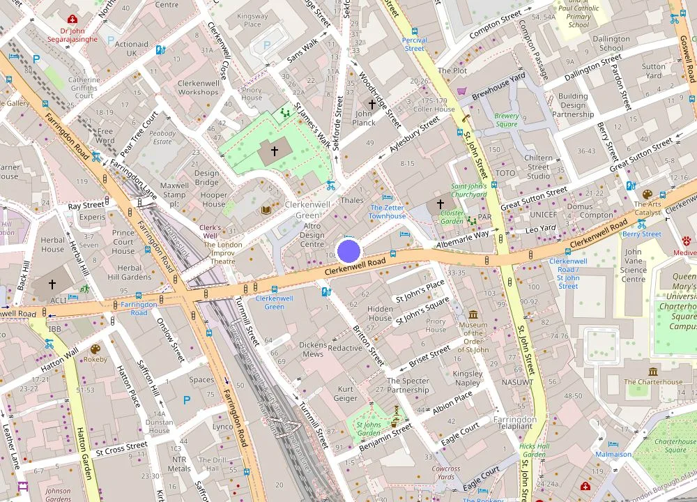 Map: YOTEL London City