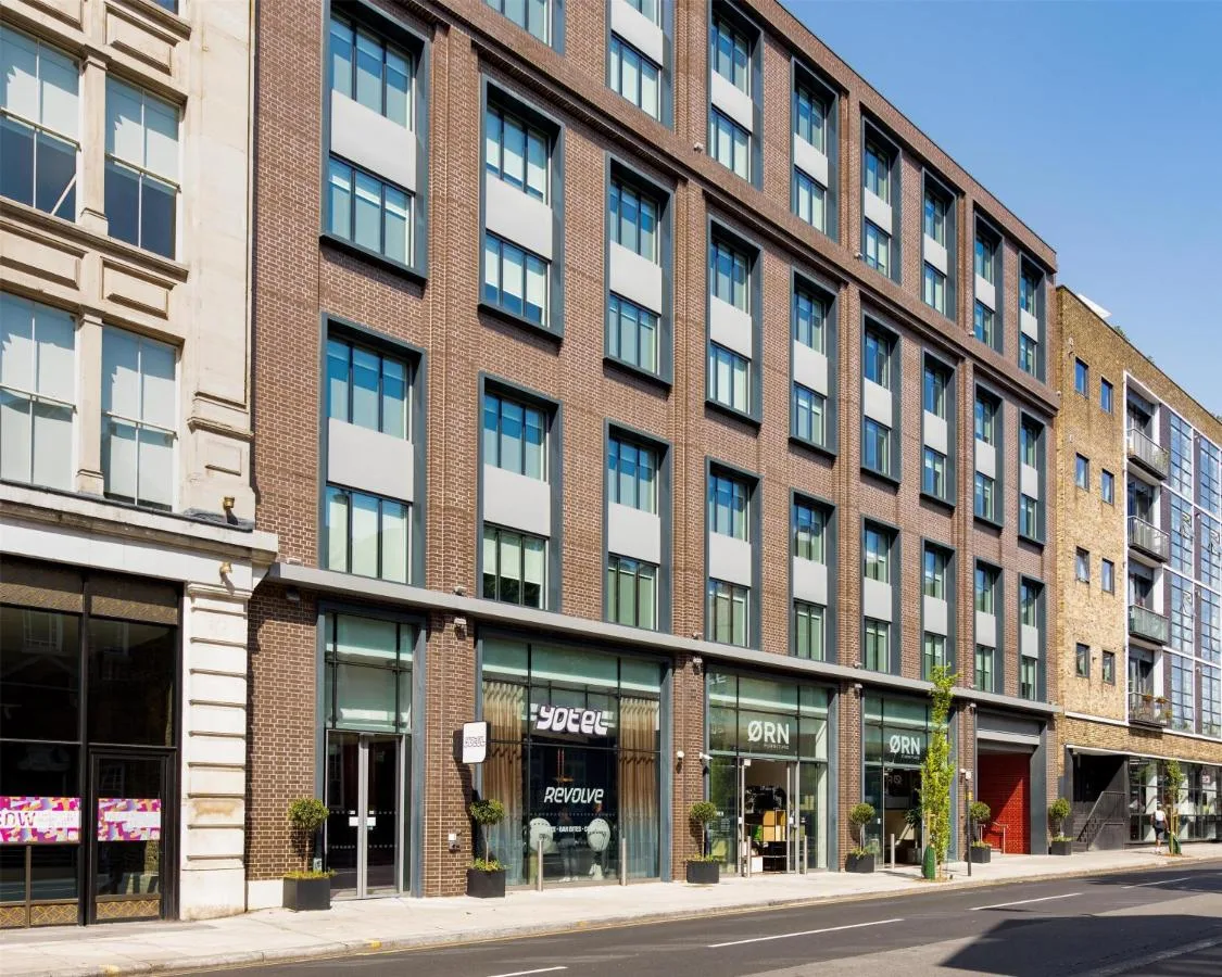 Exterior of YOTEL London City on Clerkenwell Road, Islington